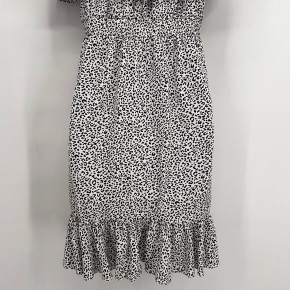 RIPE Celest Off The Shoulder Maternity Dress Animal Print Women's S - Picture 7 of 10